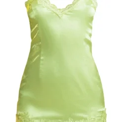 Robe Moulante Menthe à Bordure En Dentelle -Pas Cher Robe Tendre Magasin 01eb1f4ba3a671d59dcff3282bcd56c10e8ed37a cne6850 5