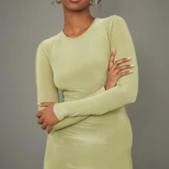 Robe Très Moulante Vert Olive Nouée Ouverte Dans Le Dos à Manches Longues 6 Robe Très Moulante Vert Olive Nouée Ouverte Dans Le Dos à Manches Longues -Pas Cher Robe Tendre Magasin 048e1214e1cc19562e35b87b548ddc8ab82bce3f cnc7749 2