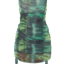 Robe Moulante Froncée à Imprimé Tie & Dye Vert Et Bretelles 9 Robe Moulante Froncée à Imprimé Tie & Dye Vert Et Bretelles -Pas Cher Robe Tendre Magasin 05e21dcc764ad622ff6b93060fce728743195d4c cmo2064 5