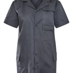 Robe Chemise Cargo Gris Anthracite Oversize à Poches Et Manches Courtes -Pas Cher Robe Tendre Magasin 0c3668f3d6f95a9690f248b46f39b717939000b1 cna1002 5
