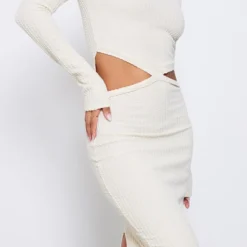 Robe Longue Côtelée Texturée Crème à Découpes Croisées 8 Robe Longue Côtelée Texturée Crème à Découpes Croisées -Pas Cher Robe Tendre Magasin 0d28c6f4a635ce922b9f11a2ba8733ad8ff8ad44 cnd1333 4