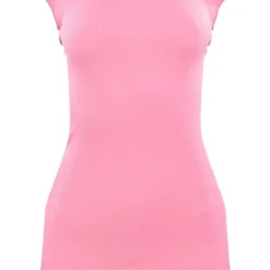 Robe Moulante Côtelée Structurée Rose à Mancherons Et Contours -Pas Cher Robe Tendre Magasin 0f3a2dbea44794bcc4492ca57d641e8f4a3b6344 cnd4013 5