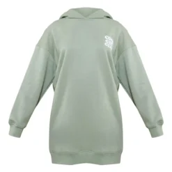 Robe Pull Oversize Sauge Doublure En Polaire à Capuche Et Slogan Cool Girl -Pas Cher Robe Tendre Magasin 10ba5c559335d8da44f9146060f07010bf81afa5 cnd2406 5