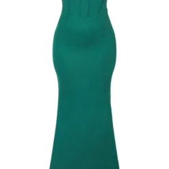 Robe Longue Vert émeraude à Détail Corset Drapé Et Bretelles 9 Robe Longue Vert émeraude à Détail Corset Drapé Et Bretelles -Pas Cher Robe Tendre Magasin 114a599273b94e0a4ef04b60d920f716e6a34e4c cmv0314 6