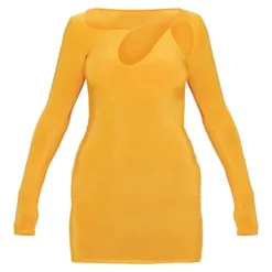 Logic Robe Très Moulante Orange à Découpes Multiples Et Manches Longues -Pas Cher Robe Tendre Magasin 155d7e9b7efa869ea25fb8c8d0d8061af185bd43 cmz5875 6