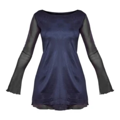 Mini Robe Noire à Manches Longues En Mesh -Pas Cher Robe Tendre Magasin 17564d02b17e2a5c37747a749f9fb2aa3b4578c9 cnc7063 5