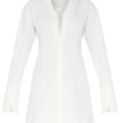 Robe Chemise Tissée Blanche à Dos Lacé -Pas Cher Robe Tendre Magasin 1bddf91572954ff1a0508d5efc1ac000fb51b28f cnb3581 5