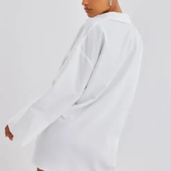 Robe Chemise Oversize En Popeline Blanche à Mancherons Larges 6 Robe Chemise Oversize En Popeline Blanche à Mancherons Larges -Pas Cher Robe Tendre Magasin 1da2be4934316eca3030f723edb77c87968f1c4d cnc6732 2