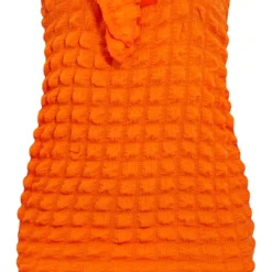 Robe Bustier Moulante Orange Texturée Nouée Sur Le Devant -Pas Cher Robe Tendre Magasin 1f0b91afc3a62bebf5037db6850cfa6163808d18 cmz4639 6