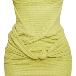 Robe Bustier Moulante Texturée Vert Sauge Drapée à Noeud Et Armatures 9 Robe Bustier Moulante Texturée Vert Sauge Drapée à Noeud Et Armatures -Pas Cher Robe Tendre Magasin 239bf7434113d6fea9fa00d106a3a6100aa9e5dc cne7687 5