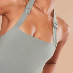 Robe Moulante Kaki Tissée Stretch à Détail Boucles Et Dos Nu -Pas Cher Robe Tendre Magasin 27e0de3cac0b4a635afe5165edc608ed12290188 cnd6109 4