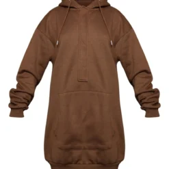 Robe Sweat Espresso à Capuche Et Poche Oversize Devant -Pas Cher Robe Tendre Magasin 2bee633261ab4409d1064af70973a51239e19e24 cnb9651 5
