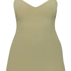 Robe Moulante Kaki à Bretelles Et Ourlet Fendu -Pas Cher Robe Tendre Magasin 2d1b4396baff5b4cdaf5626f3e73b535406cd565 cnd8889 5