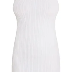 Robe Moulante Côtelée Texturée Blanche à Bretelles -Pas Cher Robe Tendre Magasin 2db5549b5968527d5c4606e36838f319fa0df4b0 cmy8306 6