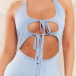 Robe Très Moulante Bleu-gris à Dos Nu Et Bretelles Croisées -Pas Cher Robe Tendre Magasin 34106ba6713e256db6ed7715a05490d361beab57 cnd7710 4