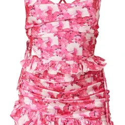 Robe Moulante Rose Vif Fleurie Imprimé Abstrait Froncée à Bretelles Et Volants 11 Robe Moulante Rose Vif Fleurie Imprimé Abstrait Froncée à Bretelles Et Volants -Pas Cher Robe Tendre Magasin 353cff7befb3982b4a4d2a8ae6eccb28830126f1 cmy1656 6