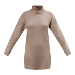 Robe Pull Café Au Lait Basique En Maille Tricot à Col Roulé 9 Robe Pull Café Au Lait Basique En Maille Tricot à Col Roulé -Pas Cher Robe Tendre Magasin 3a14d1689c1e1cbdd9b22abd380923945c63fff4 cmz8160 5