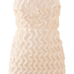 Robe Moulante Texturée Nude à Bretelles Spaghetti -Pas Cher Robe Tendre Magasin 3eb22b7b07e5c1128492fce657c3c86b57f257e6 cnd2019 5