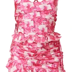 Robe Moulante Rose Vif Fleurie Imprimé Abstrait Froncée à Bretelles Et Volants 10 Robe Moulante Rose Vif Fleurie Imprimé Abstrait Froncée à Bretelles Et Volants -Pas Cher Robe Tendre Magasin 3f4e8ba525b07b4d4833d189a7e38b7ddf568f8b cmy1656 5