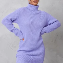 Robe Pull Oversize Lilas En Maille Chunky à Col Roulé 7 Robe Pull Oversize Lilas En Maille Chunky à Col Roulé -Pas Cher Robe Tendre Magasin 4148626db42bc5fe7ea2931d35892e7f3eb6f445 cnc3505 3
