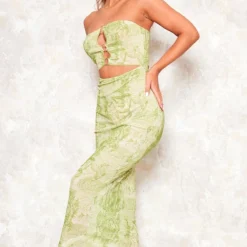 Robe Longue Bustier Découpée Imprimé Renaissance Vert Citron à Anneaux 7 Robe Longue Bustier Découpée Imprimé Renaissance Vert Citron à Anneaux -Pas Cher Robe Tendre Magasin 424750d1ce1d6564ea70863d155ec3225dfd5c39 cne8564 3