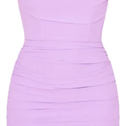 Robe Bustier Moulante Lilas Effet Drapé à Détail Corset -Pas Cher Robe Tendre Magasin 45644a41bdb2a3e416f22677b261763e74439aa3 cmw8336 6