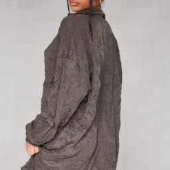 Robe Chemise Oversize Plissée Style Froissé Kaki -Pas Cher Robe Tendre Magasin 49c68e258ebf2b733411250330a6dcbe9cd12a0b cnb1024 2