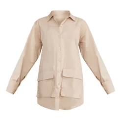 Robe Chemise Sable à Manches Longues Et Poches Cargo -Pas Cher Robe Tendre Magasin 4a7fa3fd03258cf14017ac78037793795f1826ed cnd1299 5