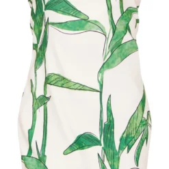 Robe Bustier Moulante Verte Imprimé Feuilles -Pas Cher Robe Tendre Magasin 4c1e153b9f46a1806400a5bfdb52be5e5afcdd55 cne8472 5