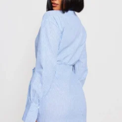 Robe Chemise Rayée Bleu Clair à Boutons Et Noeud 6 Robe Chemise Rayée Bleu Clair à Boutons Et Noeud -Pas Cher Robe Tendre Magasin 4fffea080f029cf0f821a6edda5da9732e64fb80 cnc8287 2