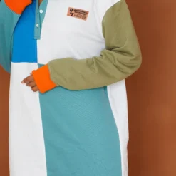 PRETTYLITTLETHING Robe Pull Oversize En Sweat Contrasté Bleu Minéral -Pas Cher Robe Tendre Magasin 5336d0f5a1040bb0d8de877463da38a507163253 cmt7505 5