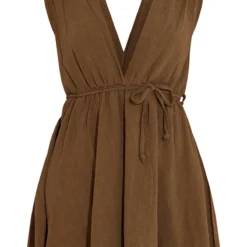 Robe Droite Kaki Effet Lin Sans Manches à Lien Noué Sur La Taille 9 Robe Droite Kaki Effet Lin Sans Manches à Lien Noué Sur La Taille -Pas Cher Robe Tendre Magasin 5572a9622f2de234b824614c736e15e769b60f2c cmz1785 6