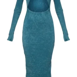 Robe Mi-longue En Coton Vert Délavé Découpée à Manches Longues 9 Robe Mi-longue En Coton Vert Délavé Découpée à Manches Longues -Pas Cher Robe Tendre Magasin 561ae189170848fe32fd790c5398406fb20ce5fb cnd8013 5