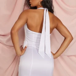 Robe Moulante Blanche Satinée à Liserés Et Dos Nu Noué 6 Robe Moulante Blanche Satinée à Liserés Et Dos Nu Noué -Pas Cher Robe Tendre Magasin 58ed9eccbac26084ac4911e9b8e3af637fe5de1d cnd0353 2