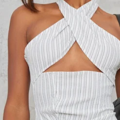 Robe Moulante Froncée Grise Texturée Nouée Dans Le Cou 8 Robe Moulante Froncée Grise Texturée Nouée Dans Le Cou -Pas Cher Robe Tendre Magasin 597df8c06666b505c0093762426ee06601cb4184 cnd5483 4