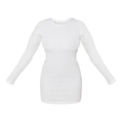 Robe Moulante Texturée Ajourée Crème à Découpe Dans Le Dos -Pas Cher Robe Tendre Magasin 5a8425f5549c31ba8f03f31ecf75302828347a85 cnd4296 5