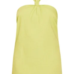 Robe Droite Vert Olive Effet Lin à Détail Noeud Et Dos Nu -Pas Cher Robe Tendre Magasin 624e3c25b92a65ba865d9b75b63f87b4edb4ce4d cnd8907 5