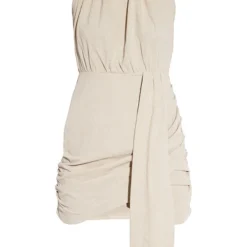 Robe Moulante Avoine Drapée Effet Lin 9 Robe Moulante Avoine Drapée Effet Lin -Pas Cher Robe Tendre Magasin 6532326047c15bfcb8298b2ccbe97a96490258cd CMS9329 5