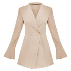 Robe Blazer Sauge à Double Boutonnière Et Manches Flûtes -Pas Cher Robe Tendre Magasin 6747d457b4728ef24eeaefa65c398d8dfb55e840 cnd6341 5