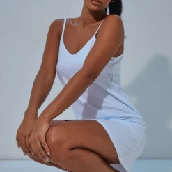 Robe Bretelles Dos Nu Blanche -Pas Cher Robe Tendre Magasin 6781f13162085b668761289f230c856663733182 cmp2427 4