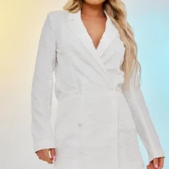 Robe Blazer Fleurie Blanche Texturée Décolletée 7 Robe Blazer Fleurie Blanche Texturée Décolletée -Pas Cher Robe Tendre Magasin 69c9530151db239057f718e867852de1d638dec7 cnd7605 1