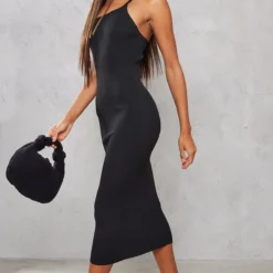 Robe Asymétrique Longue Noire En Maille Tricot -Pas Cher Robe Tendre Magasin 69ff9fdc215f73c6d023c7776197e580b595a762 cmz1705 3