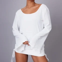 Robe Moulante Texturée Satinée Blanche à Fronces Sur Les Côtés Et Dos Nu 6 Robe Moulante Texturée Satinée Blanche à Fronces Sur Les Côtés Et Dos Nu -Pas Cher Robe Tendre Magasin 6dba16c3786810c6149268d0057a38d83d61ff52 cnd1228 2