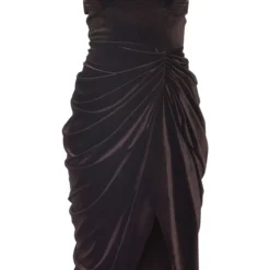 Robe Mi-longue En Velours Chocolat Drapée à Bretelles Et Armatures 9 Robe Mi-longue En Velours Chocolat Drapée à Bretelles Et Armatures -Pas Cher Robe Tendre Magasin 6edbc6b04d5279fa4a24c69462ae430743d2e71e cnb3689 5