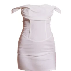 Robe Moulante Blanche Effet Lin Drapée à Corset Col Bardot 9 Robe Moulante Blanche Effet Lin Drapée à Corset Col Bardot -Pas Cher Robe Tendre Magasin 6f042d6d9b90d3b7242509cd1329fc035b94dafc cne1016 5