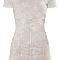 Robe Moulante Javélisée En Coton Gris Pierre à Détail Coutures Et Corset -Pas Cher Robe Tendre Magasin 6f3f4e65e53b49e19a6d62b3e99b3a788fbc7f97 cnd5433 5