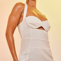 Robe Moulante Satinée Texturée Crème à Détail Bonnets -Pas Cher Robe Tendre Magasin 738d0c73b63a6fd653a83ff5f35eb0a5941d06fb cnd5880 4