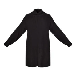 Robe Pull Noire En Maille Tricot à Dos Nu Noué Et Col Roulé -Pas Cher Robe Tendre Magasin 741cbbe026bc7d2c18d6e77791d5c8d21bdbc0e9 cnc0961 5