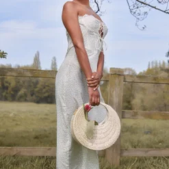 Robe-corset Fendue Mi-longue Fleurie Jaune à Bordure En Dentelle -Pas Cher Robe Tendre Magasin 74d4a37f2cd70df2c3c4765415067551bbb50f25 cnd8895 3