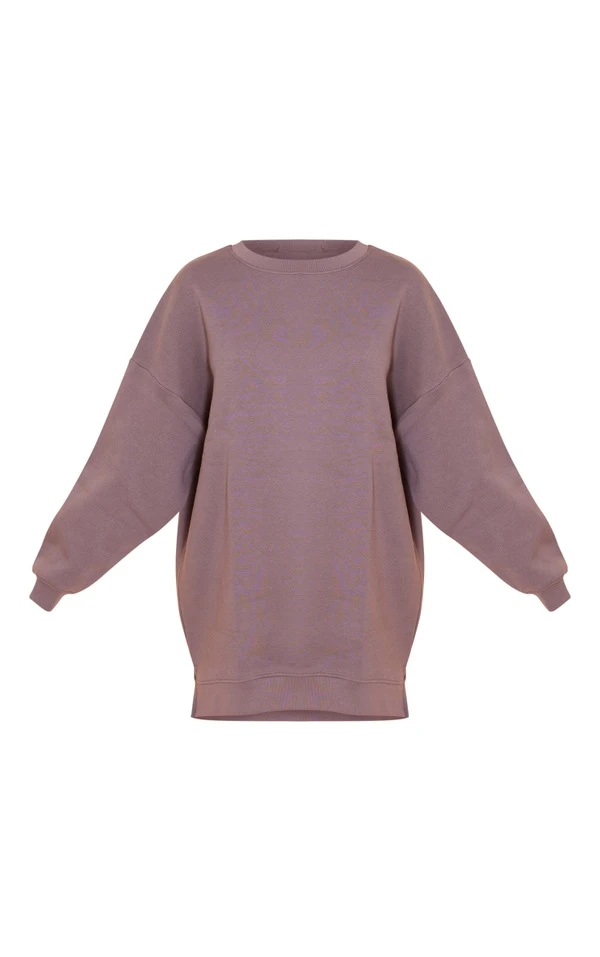 Robe Sweat Gris Anthracite à Imprimé Graphismes Underground 5 Robe Sweat Gris Anthracite à Imprimé Graphismes Underground – Image 5